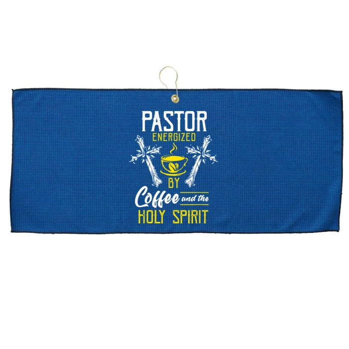 Pastor Coffee Cool Large Microfiber Waffle Golf Towel