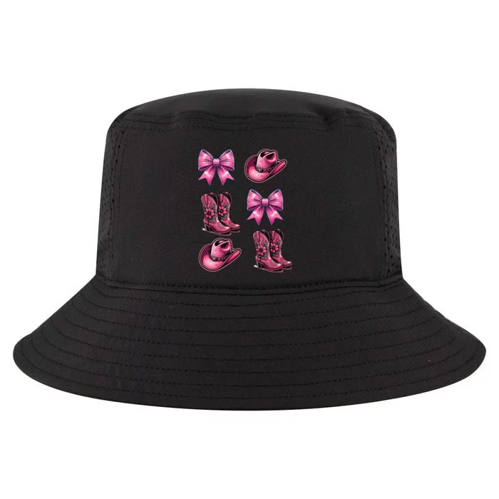 Pinkk Coquette Cowgirl Cool Comfort Performance Bucket Hat