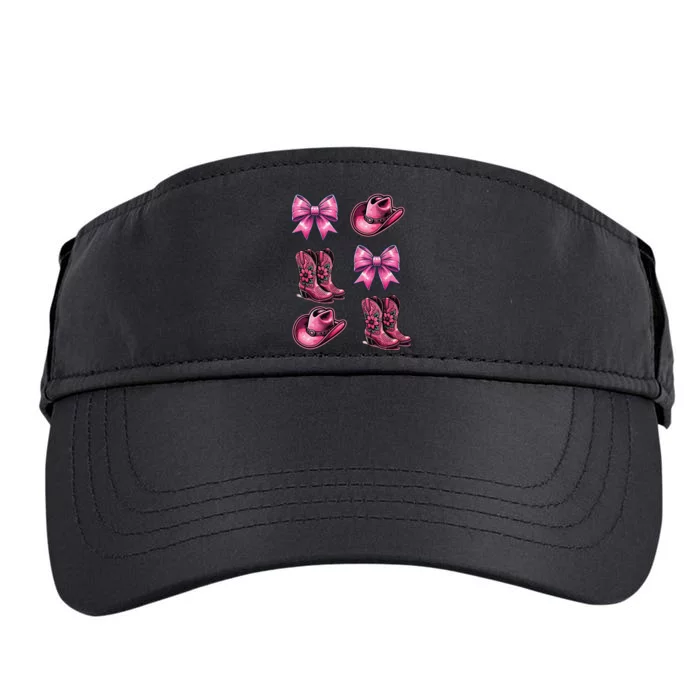 Pinkk Coquette Cowgirl Adult Drive Performance Visor