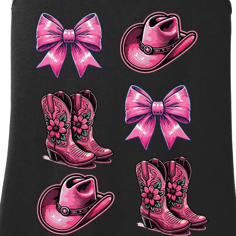 Pinkk Coquette Cowgirl Ladies Essential Tank