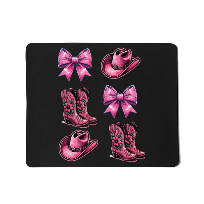 Pinkk Coquette Cowgirl Mousepad