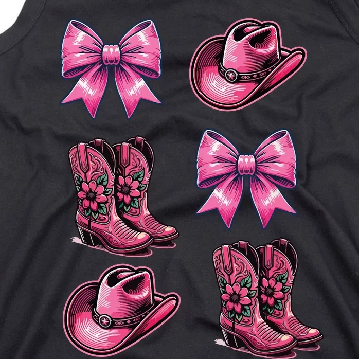 Pinkk Coquette Cowgirl Tank Top