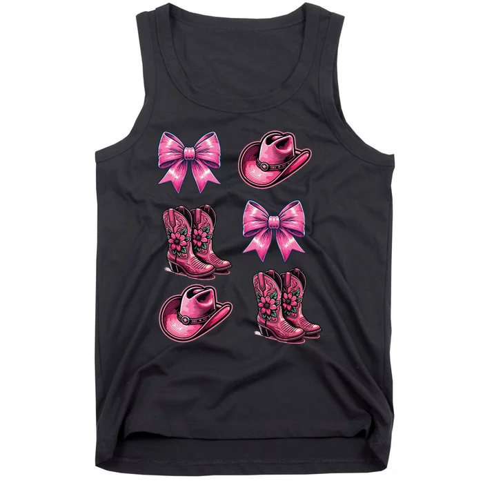 Pinkk Coquette Cowgirl Tank Top