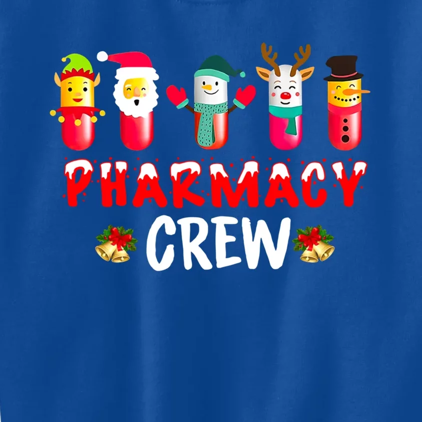 Pharmacy Crew Christmas Funny Pharmacist Christmas Great Gift Kids Sweatshirt