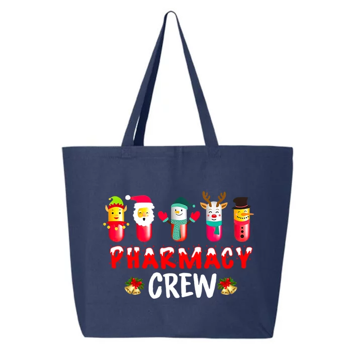 Pharmacy Crew Christmas Funny Pharmacist Christmas Great Gift 25L Jumbo Tote