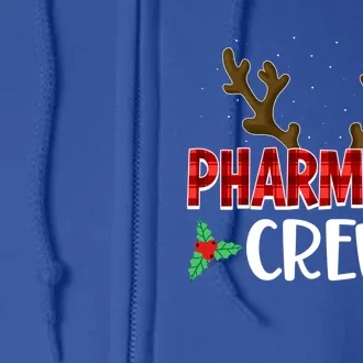 Pharmacy Crew Christmas Pharm Nurse Pharmacist Tech Squad Gift Full Zip Hoodie