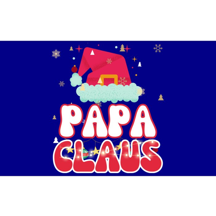 Papa Claus Christmas Lights Pajama Family Matching Gift Bumper Sticker