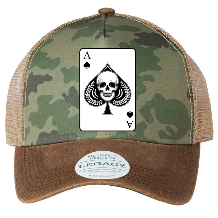 Poker Card Casino Gambler Gambling Game Hand Bluff Fold Cute Gift Legacy Tie Dye Trucker Hat