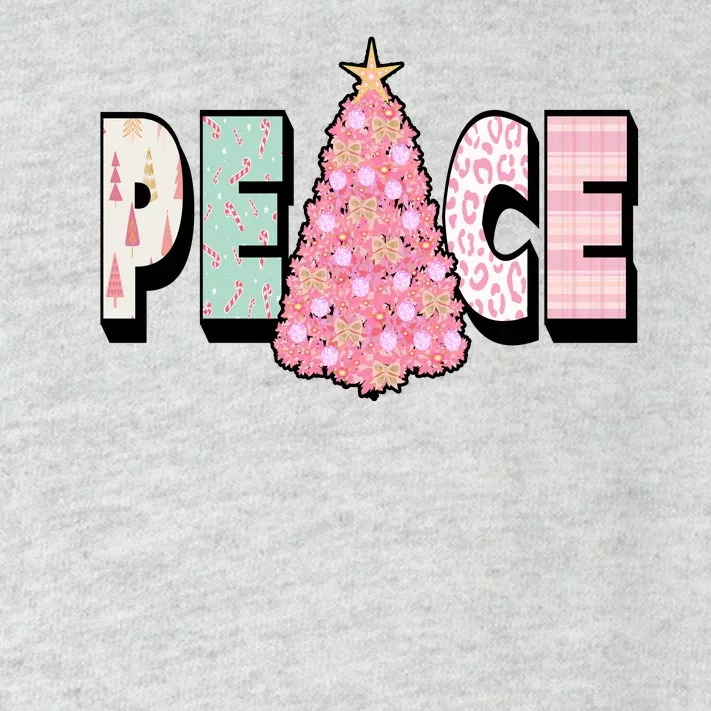 Peace Christmas Cute Holiday Gift Toddler Long Sleeve Shirt