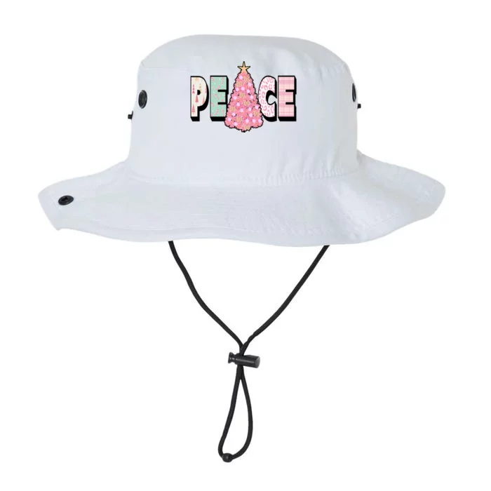 Peace Christmas Cute Holiday Gift Legacy Cool Fit Booney Bucket Hat