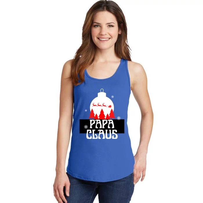 Papa Claus Christmas Teebelieve In Santa Claus Funny Family Gift Ladies Essential Tank