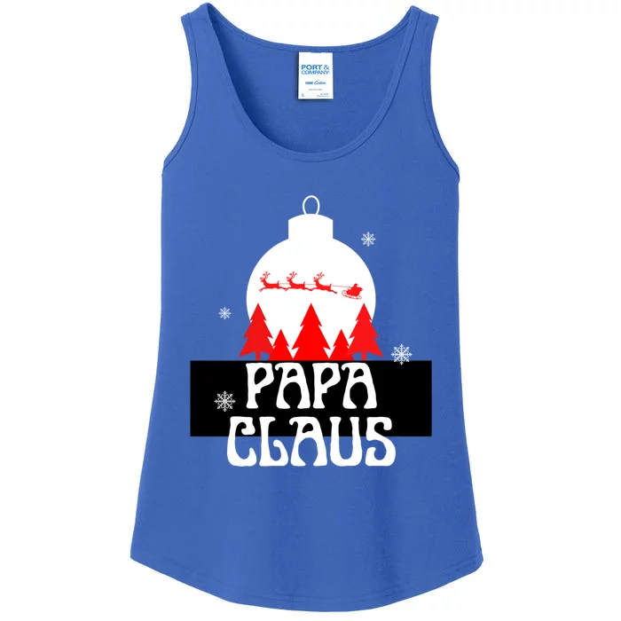 Papa Claus Christmas Teebelieve In Santa Claus Funny Family Gift Ladies Essential Tank