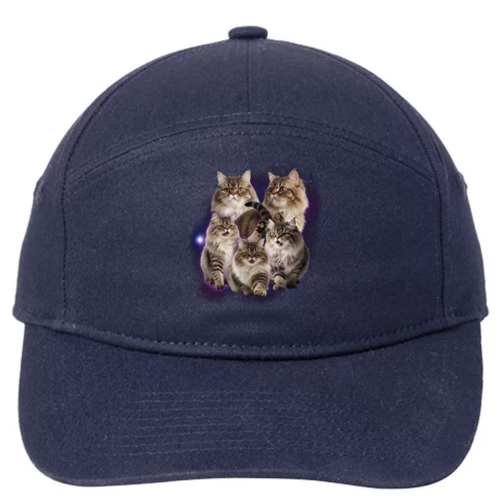 Persian Cats Collage 7-Panel Snapback Hat