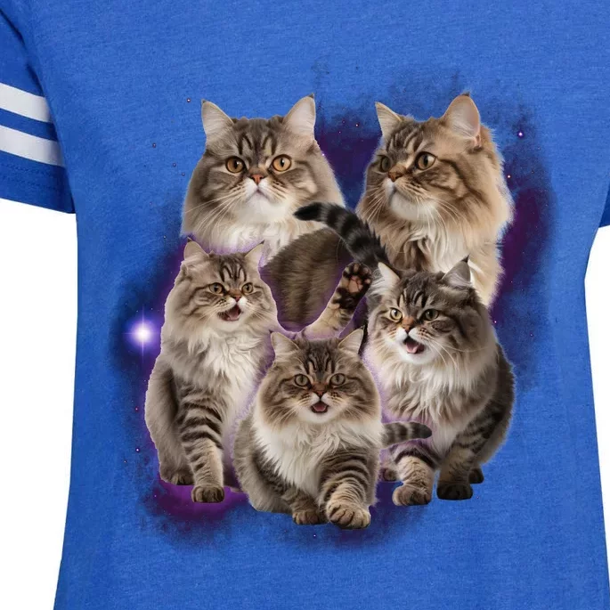 Persian Cats Collage Enza Ladies Jersey Football T-Shirt