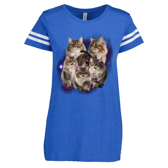 Persian Cats Collage Enza Ladies Jersey Football T-Shirt