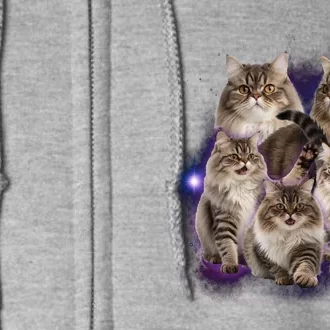 Persian Cats Collage Full Zip Hoodie