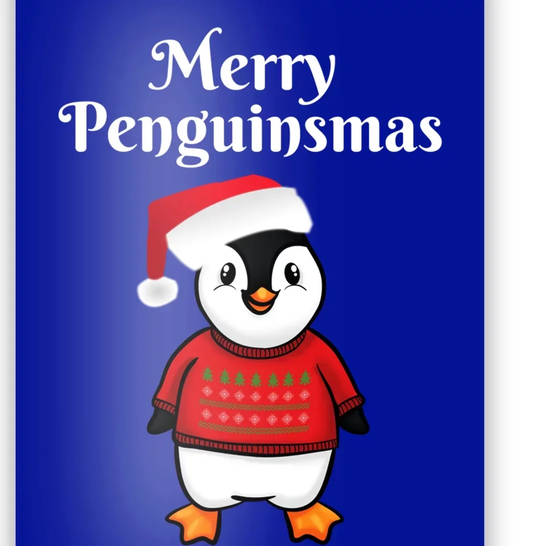 Penguin Christmas Cute Gift Poster