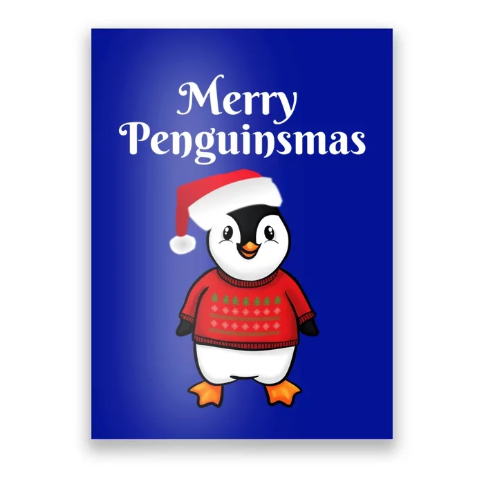 Penguin Christmas Cute Gift Poster