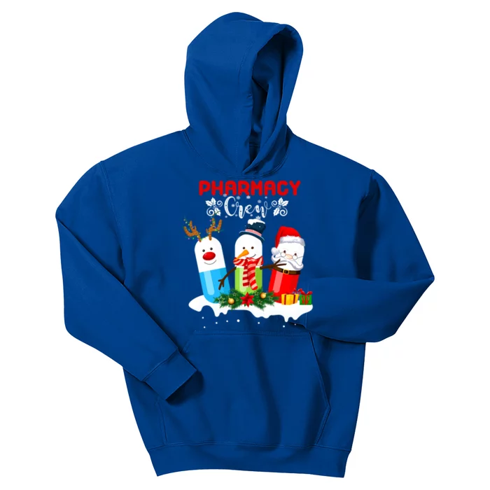 Pharmacy Crew Christmas Pills Snow Reindeer Santa Claus Gift Kids Hoodie