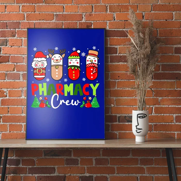 Pharmacy Crew Christmas Pills Snow Reindeer Xmas Pajamas Gift Poster