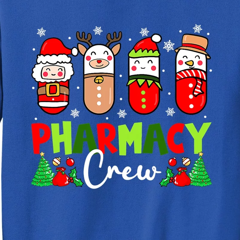 Pharmacy Crew Christmas Pills Snow Reindeer Xmas Pajamas Gift Tall Sweatshirt