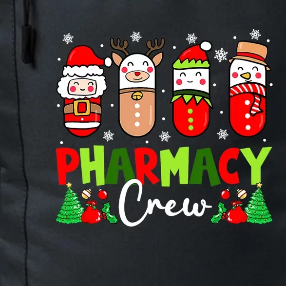 Pharmacy Crew Christmas Pills Snow Reindeer Xmas Pajamas Gift Daily Commute Backpack