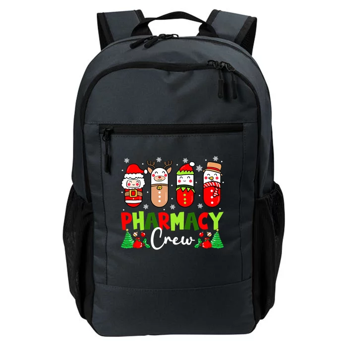 Pharmacy Crew Christmas Pills Snow Reindeer Xmas Pajamas Gift Daily Commute Backpack