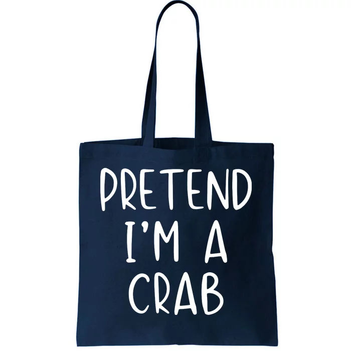 Pretend Crab Costume Halloween Lazy Easy Tote Bag