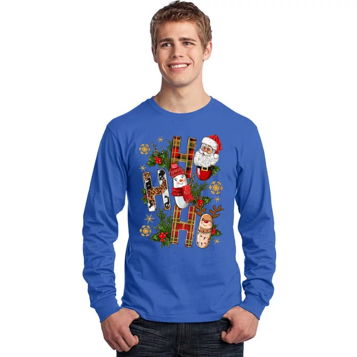 Pharmacy Crew Christmas Pills Snow Reindeer Xmas Pajamas Gift Tall Long Sleeve T-Shirt