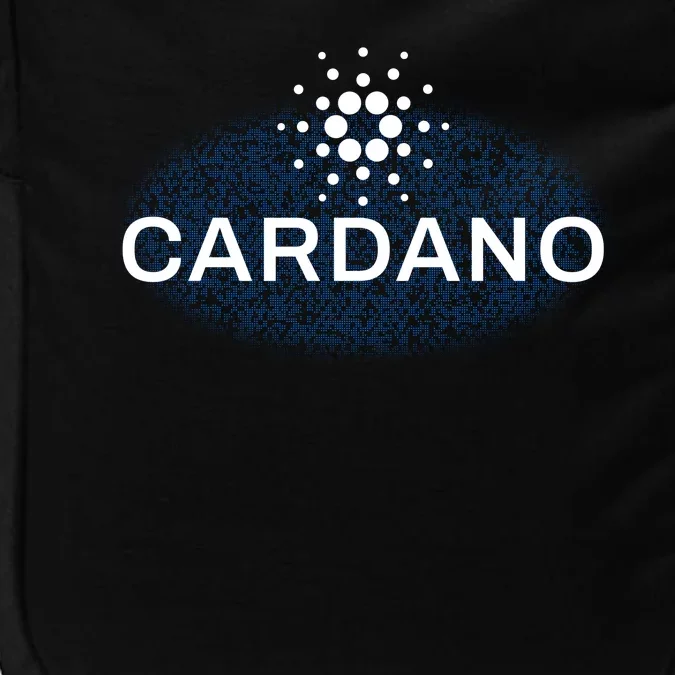 Pixel Cardano Cryptocurrency Logo Impact Tech Backpack