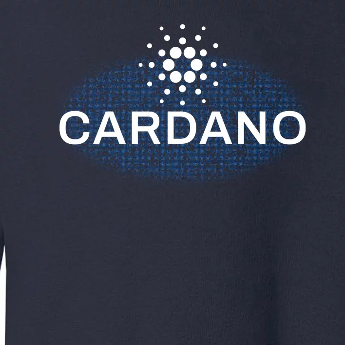 Pixel Cardano Cryptocurrency Logo Toddler Sweatshirt