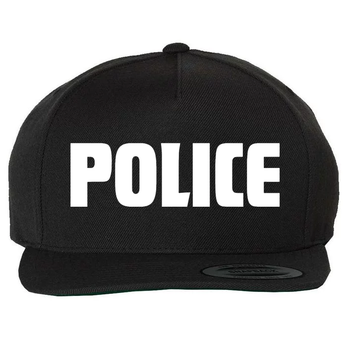 Police Costume Cop Uniform Officer Halloween Wool Snapback Cap