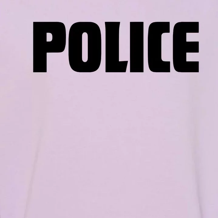 Police Costume Cop Uniform Officer Halloween Garment-Dyed Sweatshirt