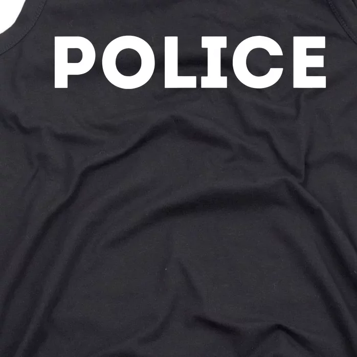 Police Costume Cop Uniform Officer Halloween Tank Top