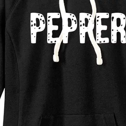 Pepper Costume Couple Salt And Pepper Costume Gift Women's Fleece Hoodie