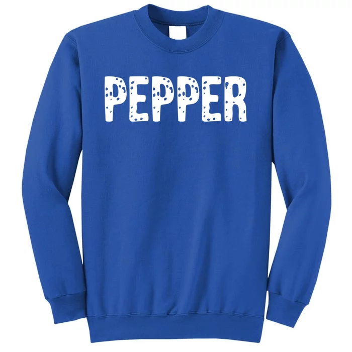 Pepper Costume Couple Salt And Pepper Costume Gift Tall Sweatshirt