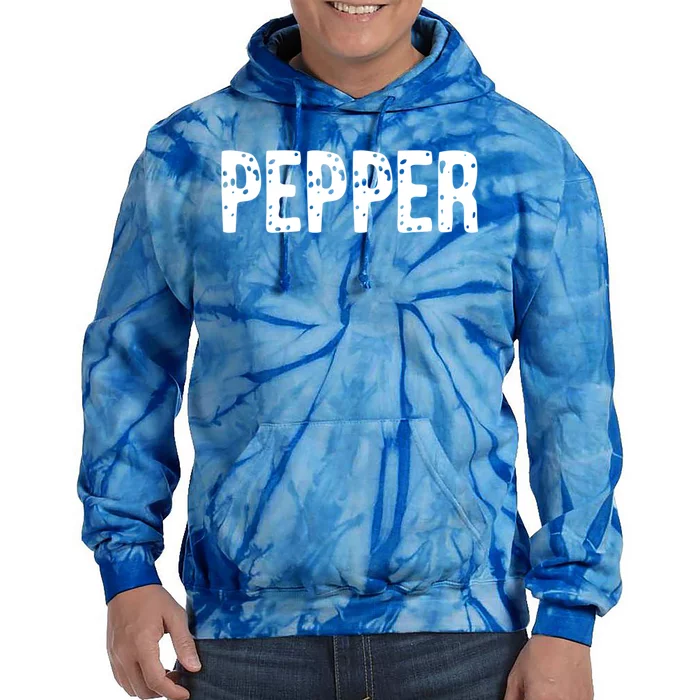 Pepper Costume Couple Salt And Pepper Costume Gift Tie Dye Hoodie