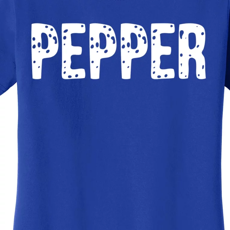 Pepper Costume Couple Salt And Pepper Costume Gift Women's T-Shirt