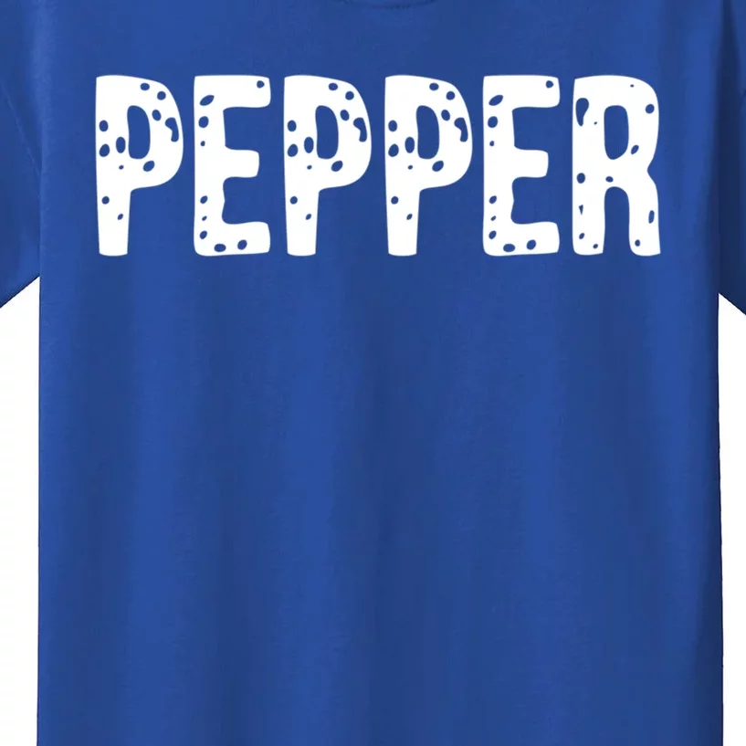 Pepper Costume Couple Salt And Pepper Costume Gift Kids T-Shirt