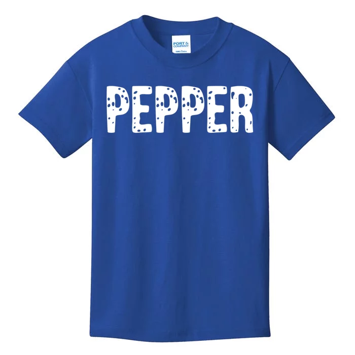 Pepper Costume Couple Salt And Pepper Costume Gift Kids T-Shirt