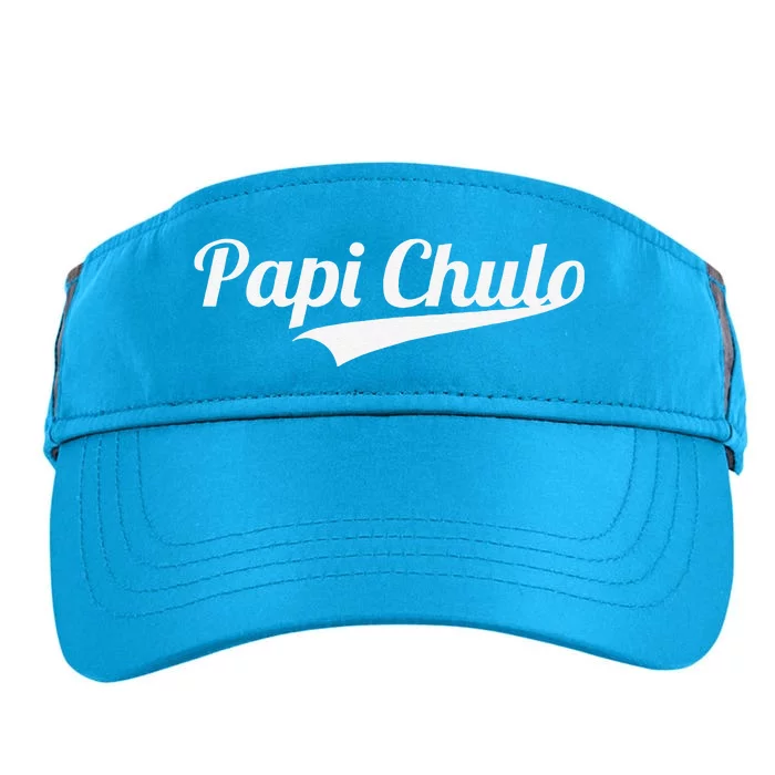 Papi Chulo Cool Daddy Fathers Day Gift Best Papa Adult Drive Performance Visor