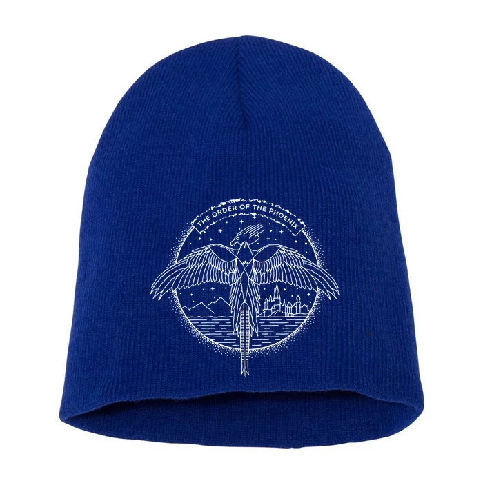 Phoenix Circle Cool Short Acrylic Beanie