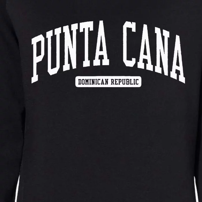 Punta Cana Dominican Republic College University Style Womens California Wash Sweatshirt