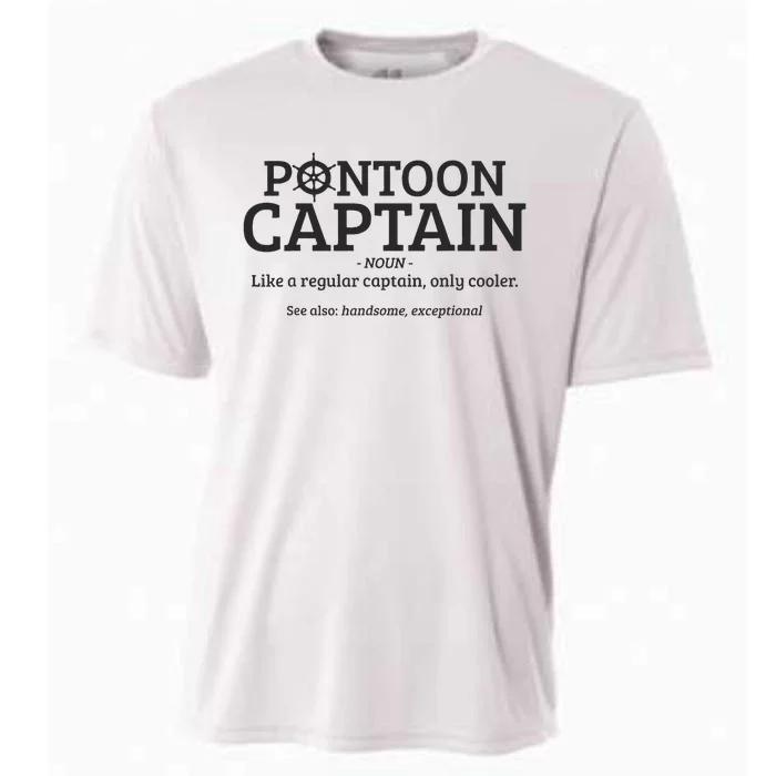 Pontoon Captain Definition Cooling Performance Crew T-Shirt