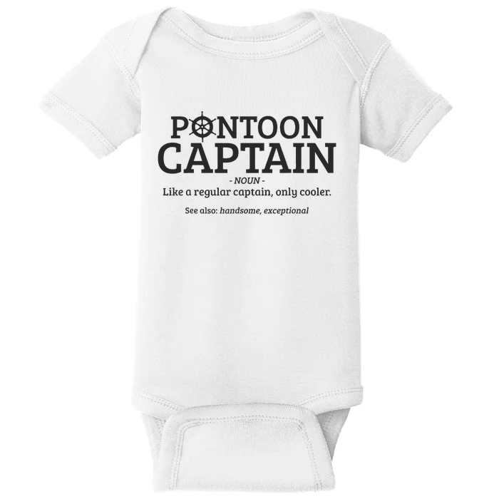 Pontoon Captain Definition Baby Bodysuit