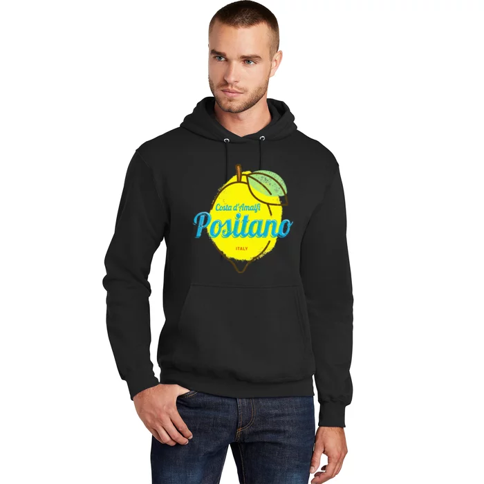 Positano Costa DAmalfi Lemon Italy Vintage Amalfi Coast Hoodie