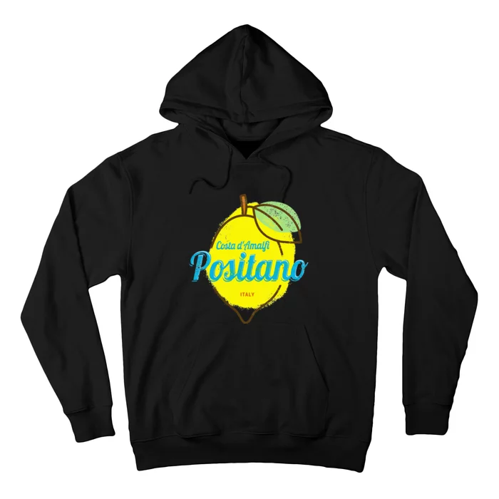 Positano Costa DAmalfi Lemon Italy Vintage Amalfi Coast Hoodie