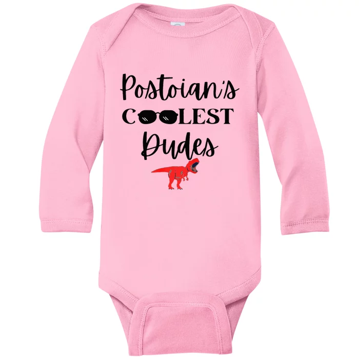 Postoians Coolest Dude Baby Long Sleeve Bodysuit