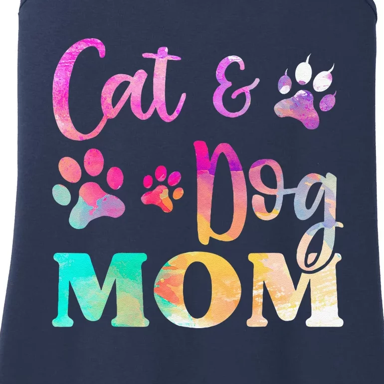 Pet Cat Dog Mom For Women Mothers Day Ladies Essential Tank