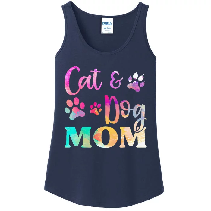 Pet Cat Dog Mom For Women Mothers Day Ladies Essential Tank